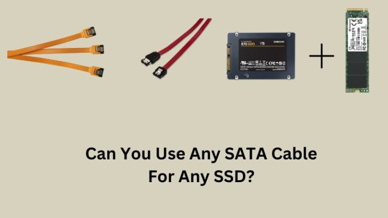 Liczba Pinów We Wtyczce Sata Can You Use Any SATA Cable For SSDs? (Read Before Using!) - PCPartsGeek
