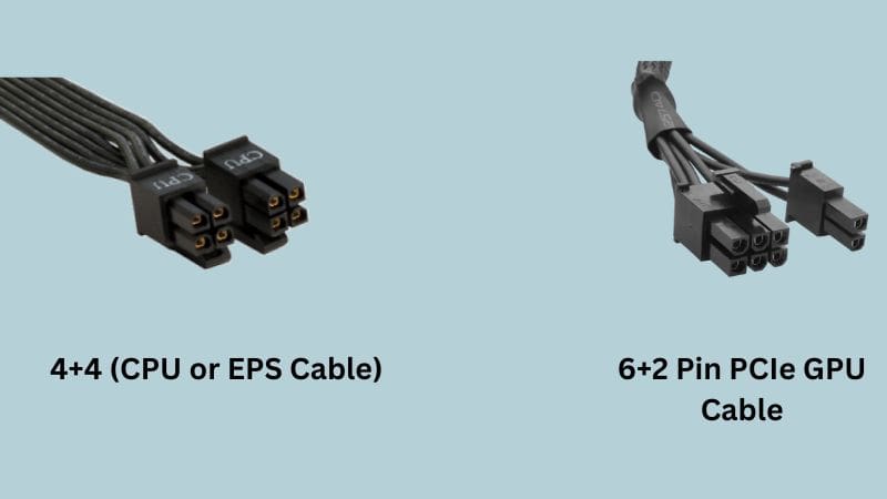 CPU vs GPU cable