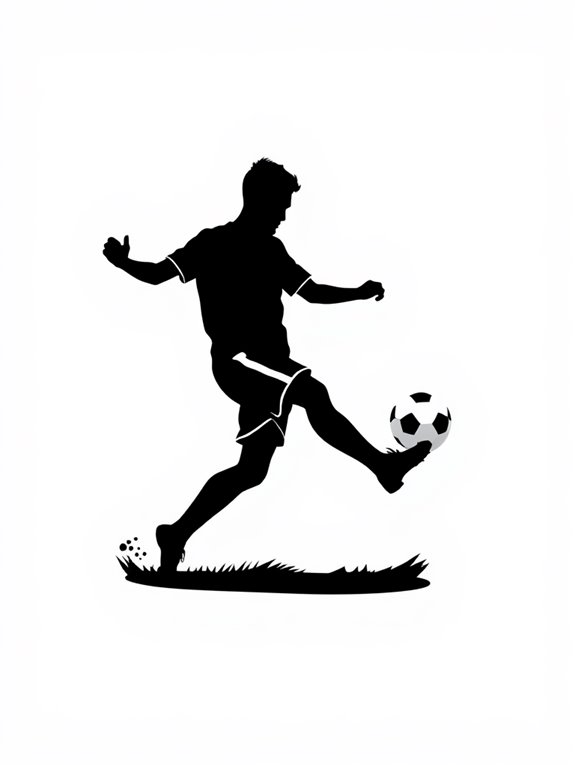 fifa player silhouette clipart