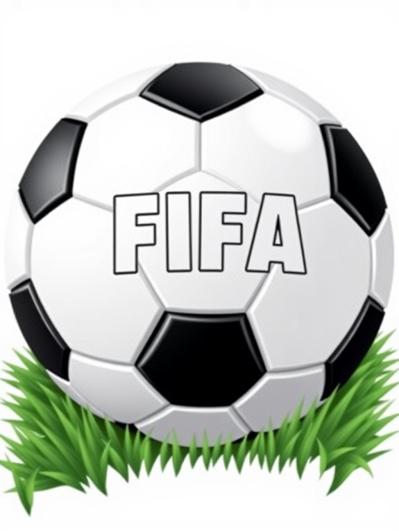 fifa soccer ball illustration