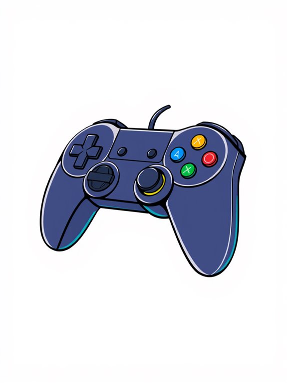 gaming console controller clipart