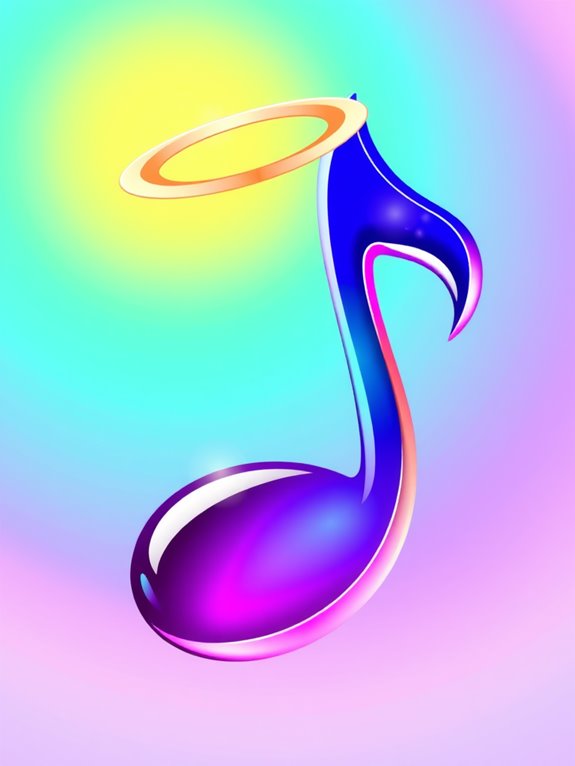 halo music note illustration