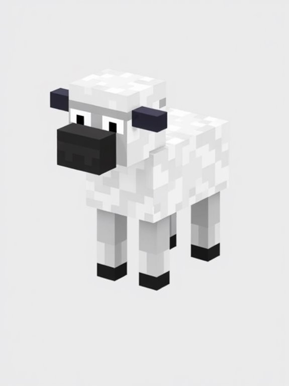 minecraft sheep clipart image