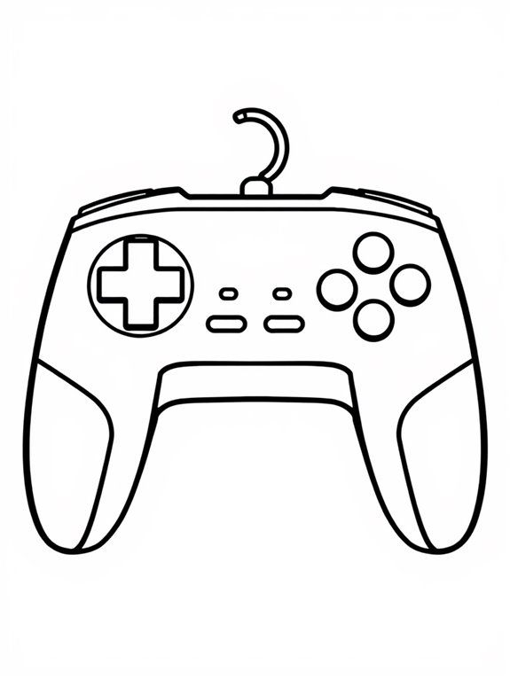 retro game controller design