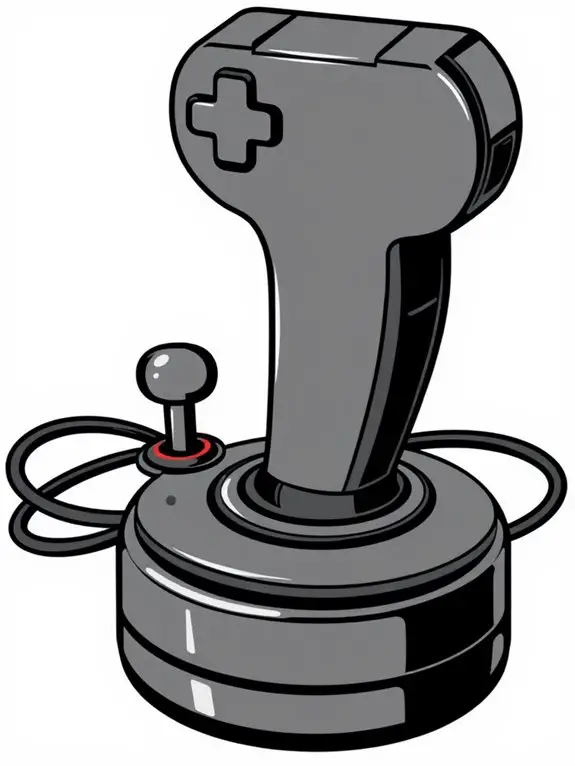 retro gaming controller illustration