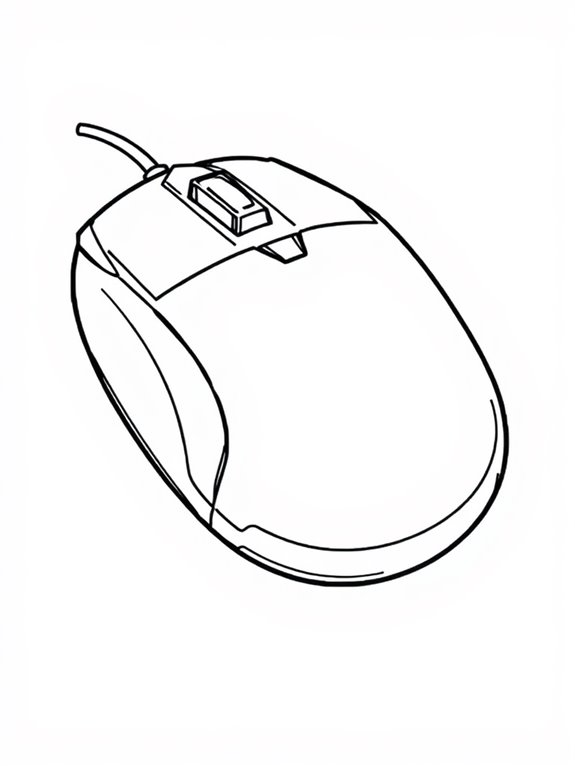 retro mouse coloring activity