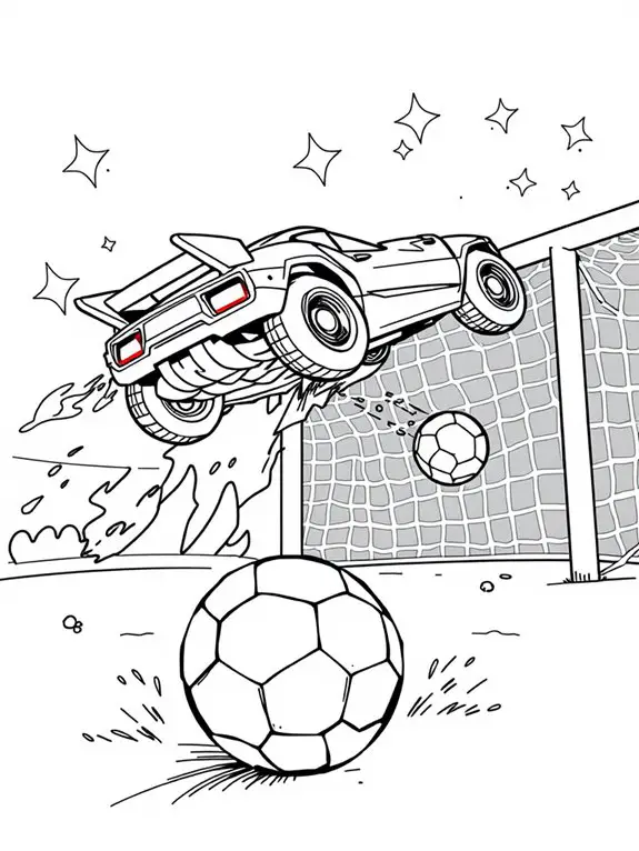 rocket league celebration art