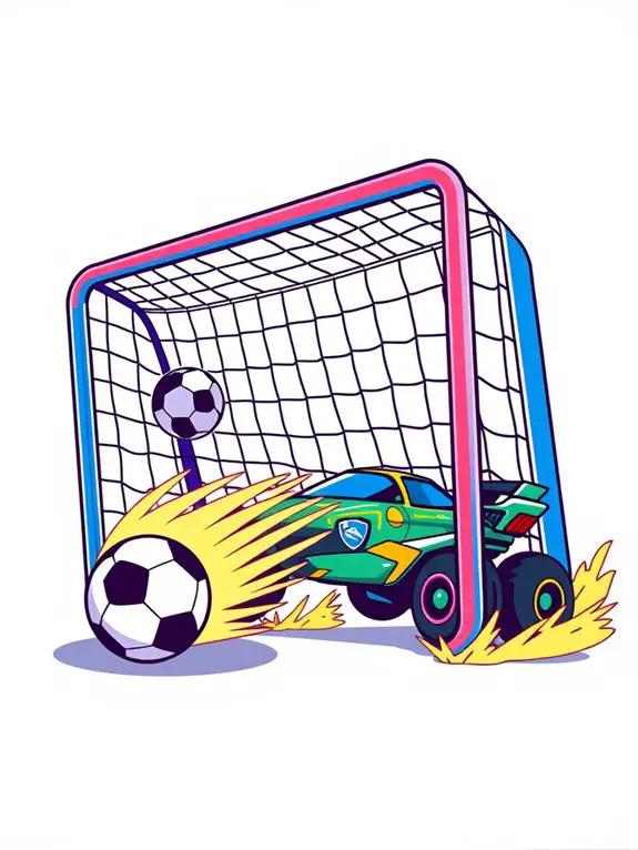 rocket league goal illustration