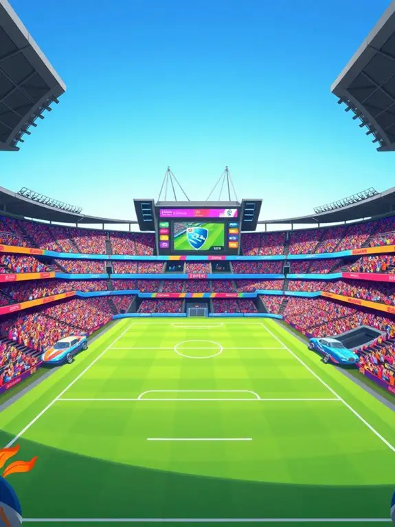 rocket league stadium clipart