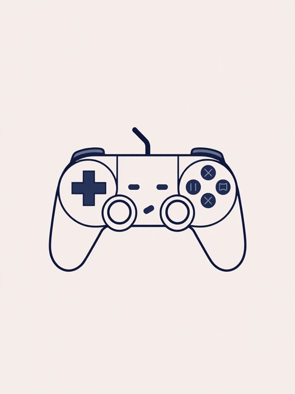 simple game controller graphic