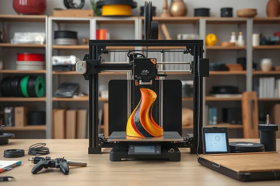 3d printer in action