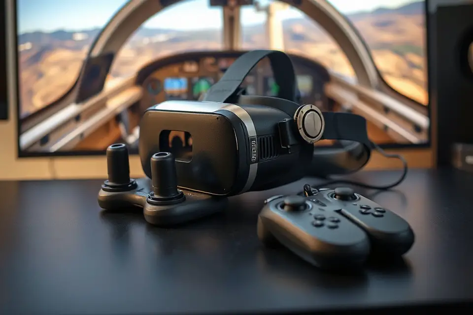 advanced flight simulator gear