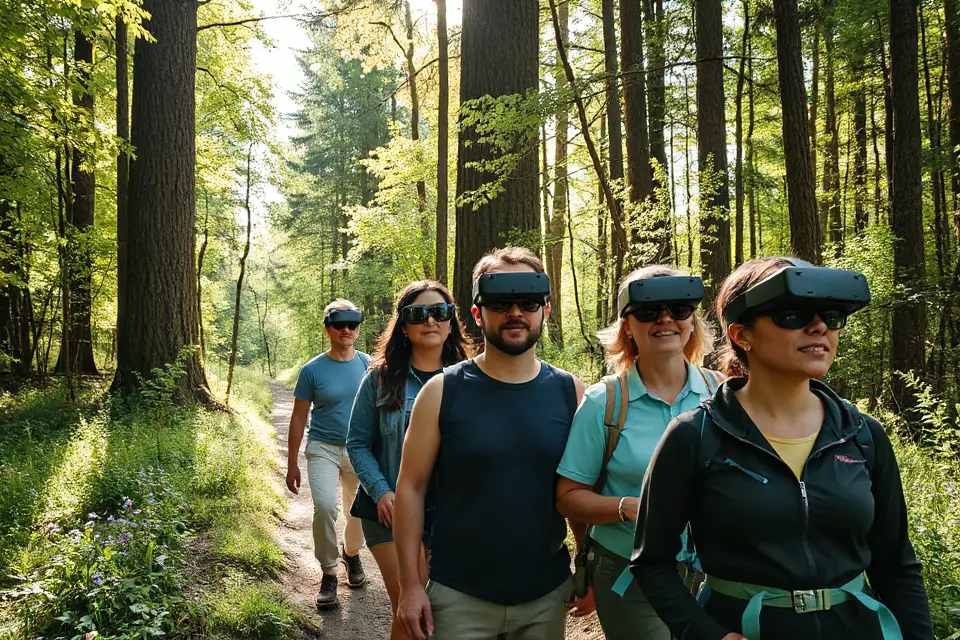 ar enhanced nature hike