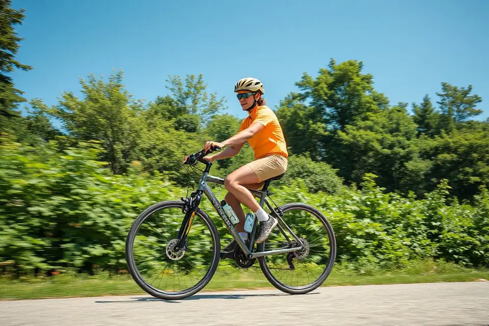 biking in motion adventure