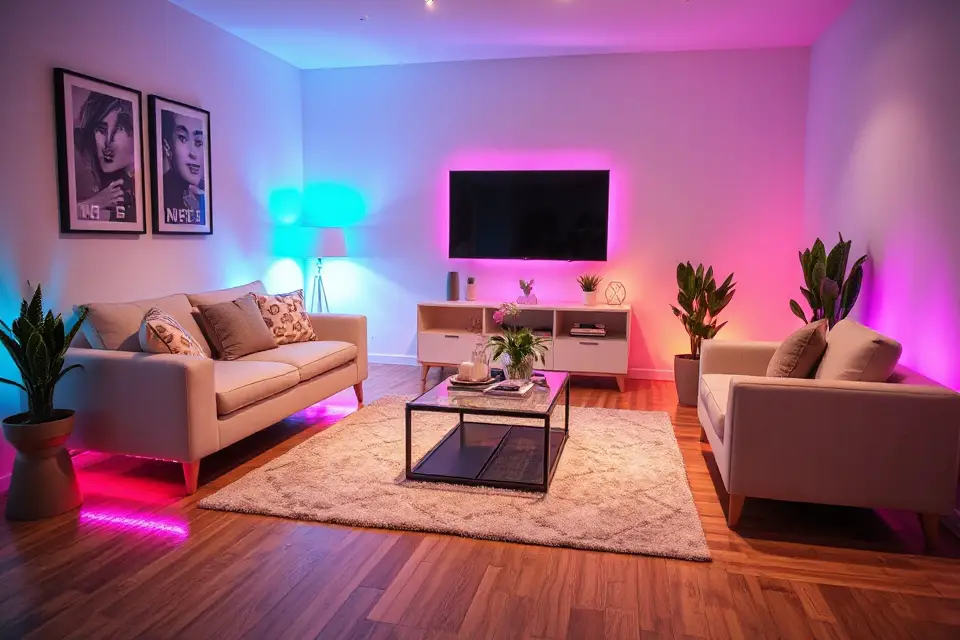 calming soft rgb lighting