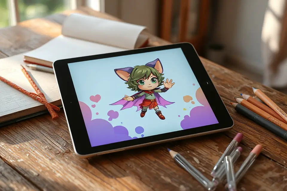 character design tablet photo