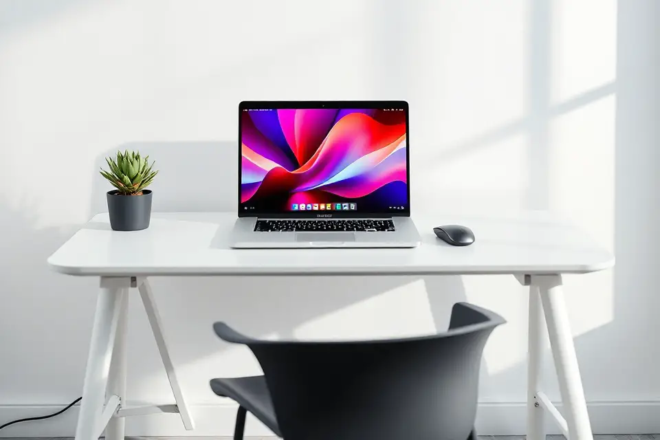 clean desktop workspace inspiration