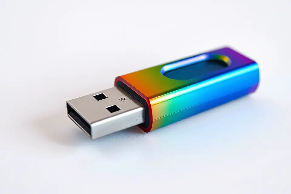 colorful usb drive photo