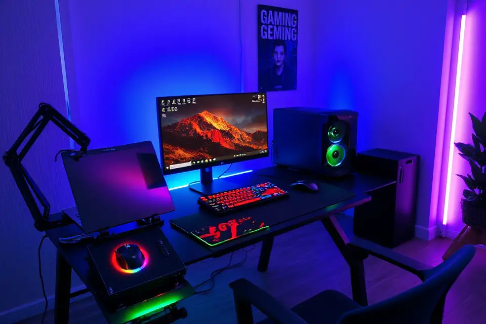 cool rgb lighting photo