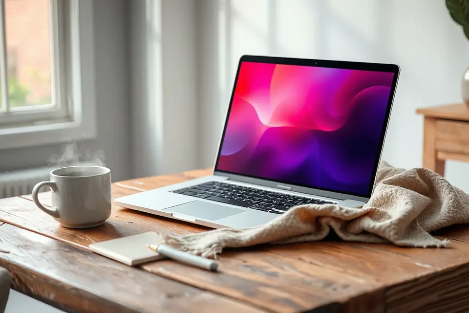 cozy laptop blanket photo