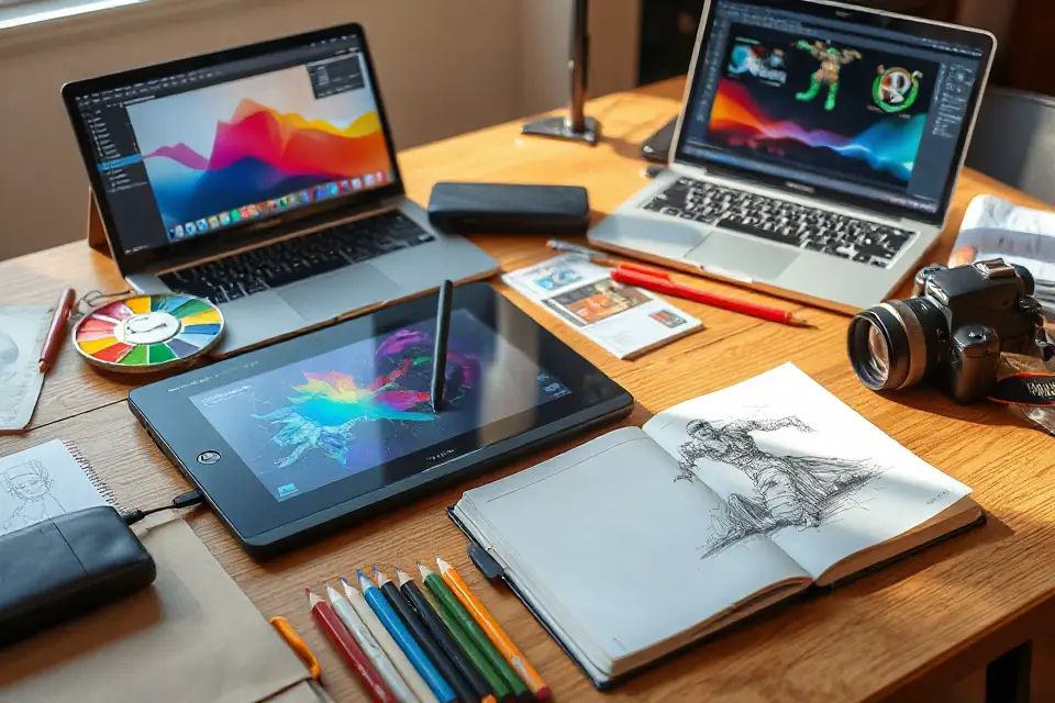 digital art tools setup