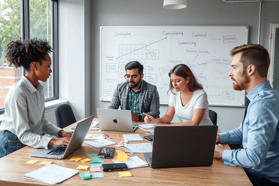 diverse team brainstorming innovation