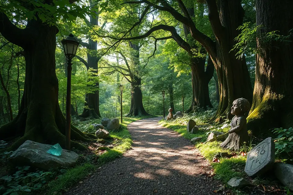 enchanted forest path exploration