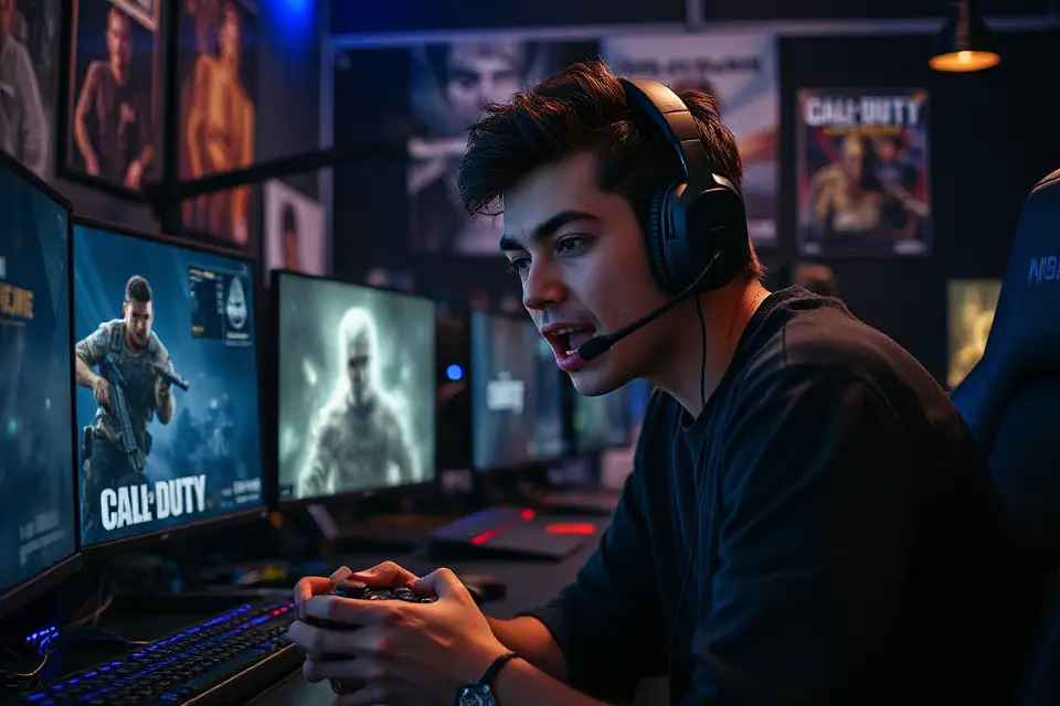 epic gamer in action