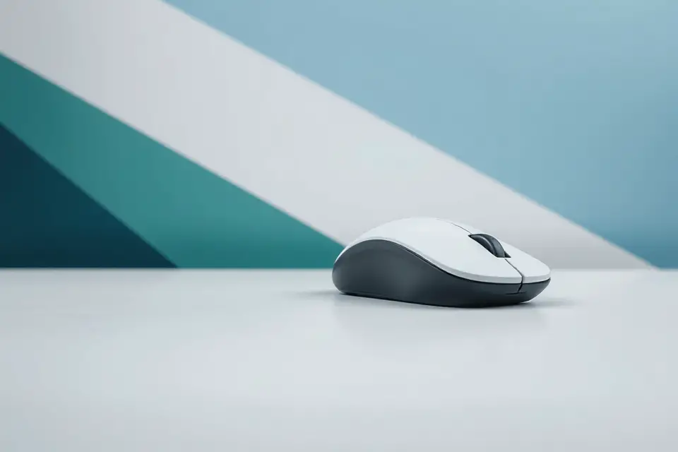 ergonomic mouse abstract background