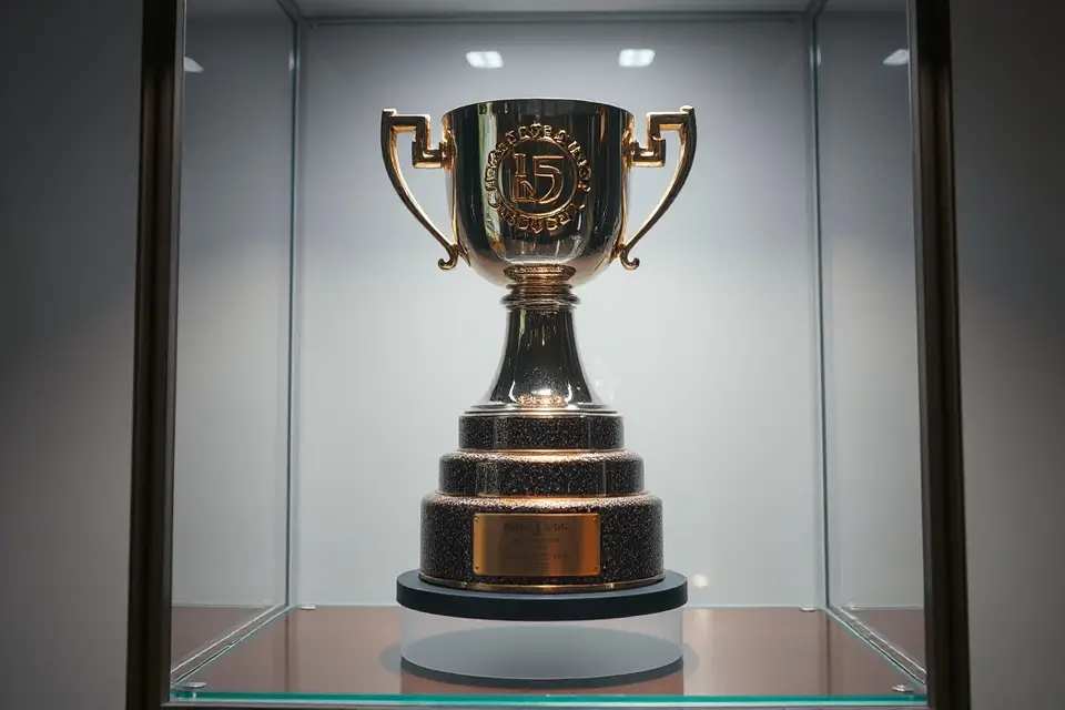 esports trophy glass case