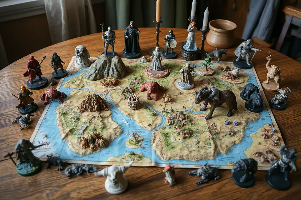 fantasy realm map miniatures
