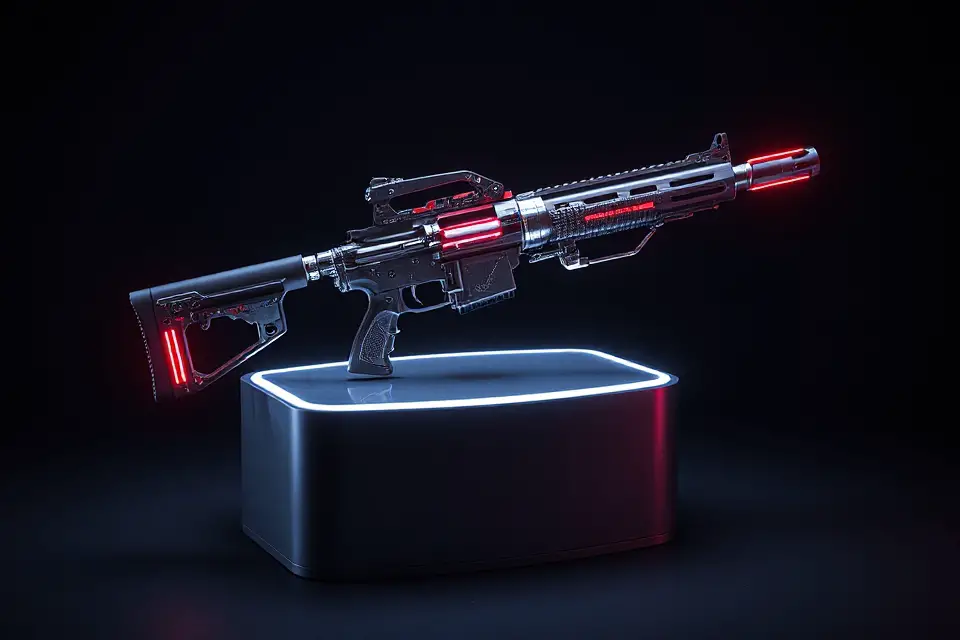 free metroid sci fi weapon