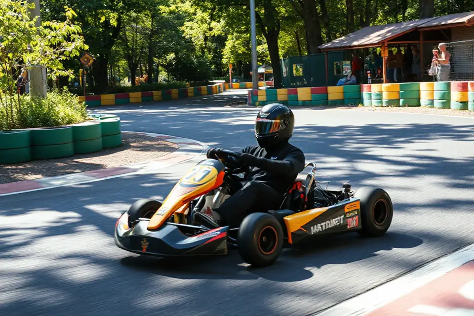 go kart racing fun track