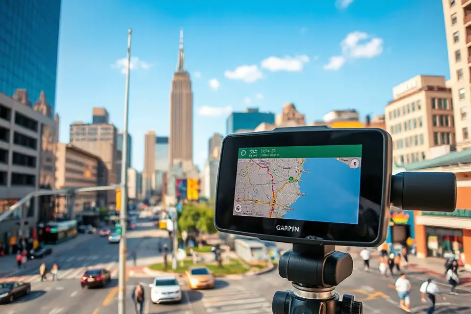 gps device cityscape photo