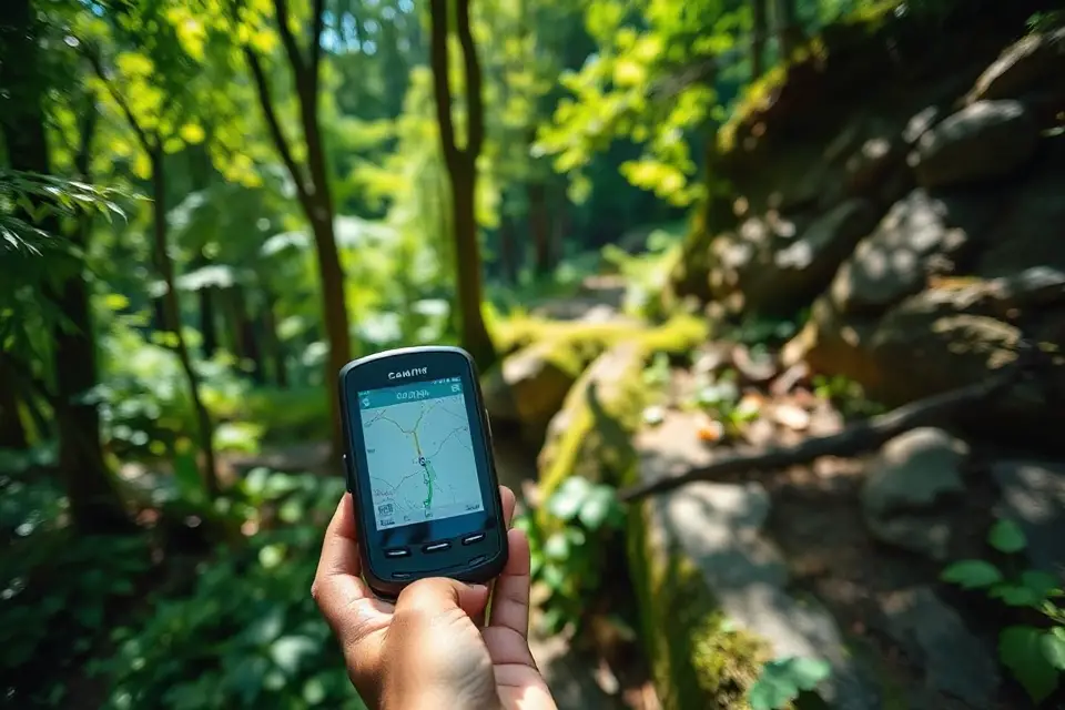 gps device hiking photo