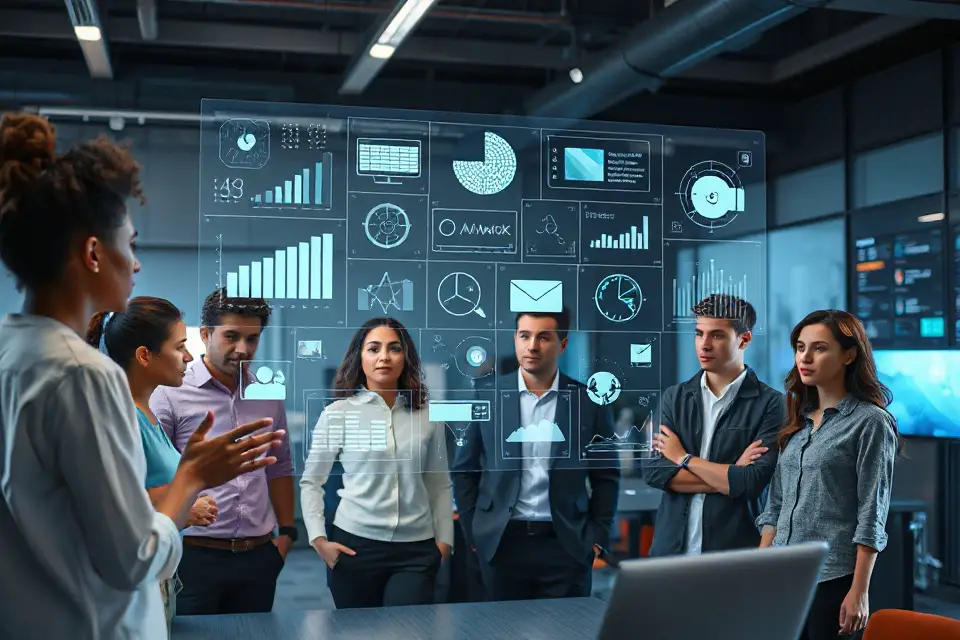 holographic interactive user interface