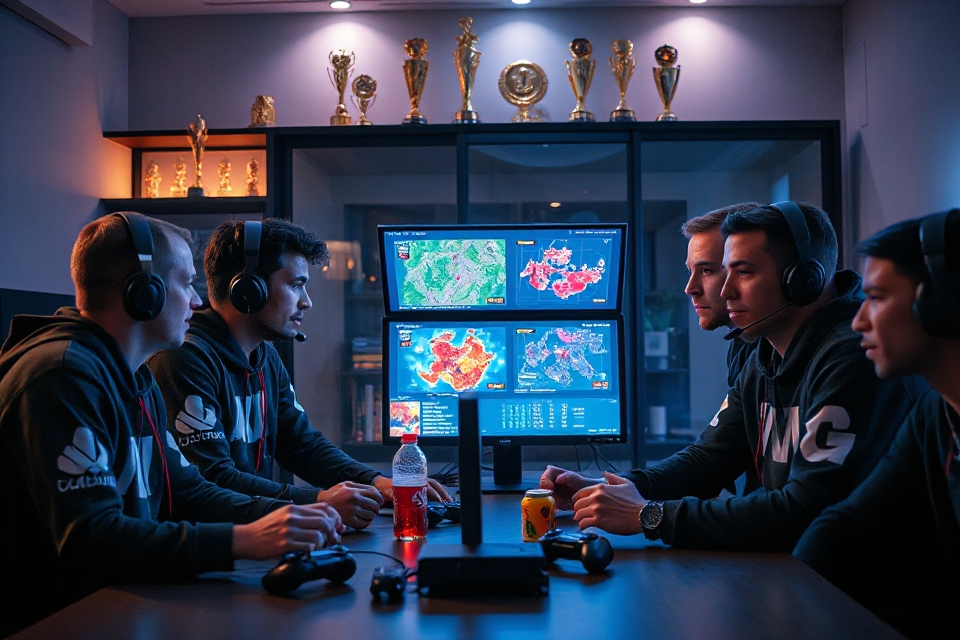 intense esports team collaboration