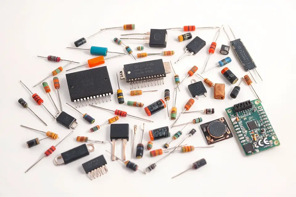 isolated electronic components collection