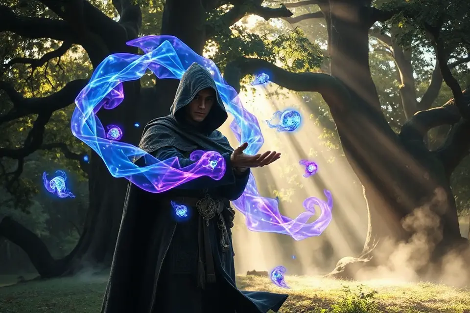 magic spell stock photo