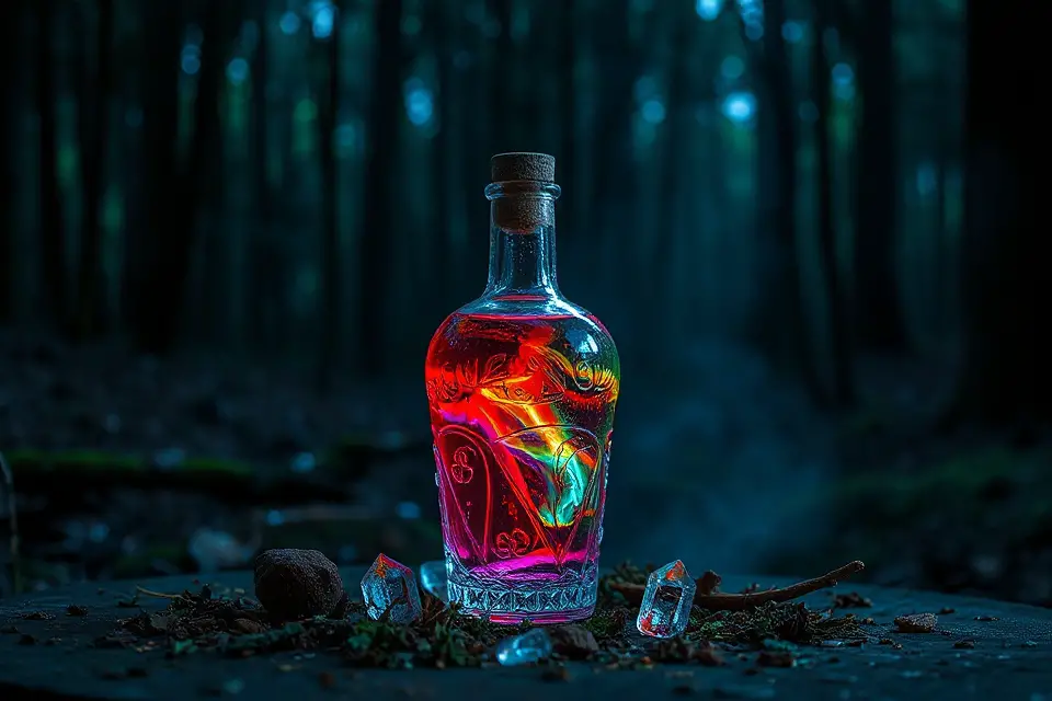 magical potion stock photo