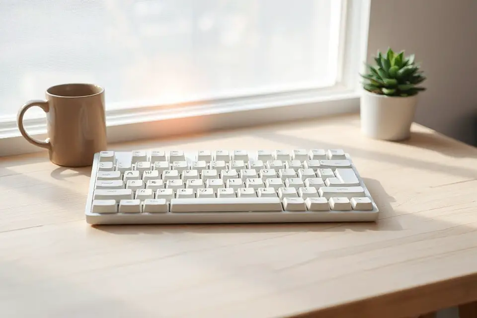 minimalist mechanical keyboard design