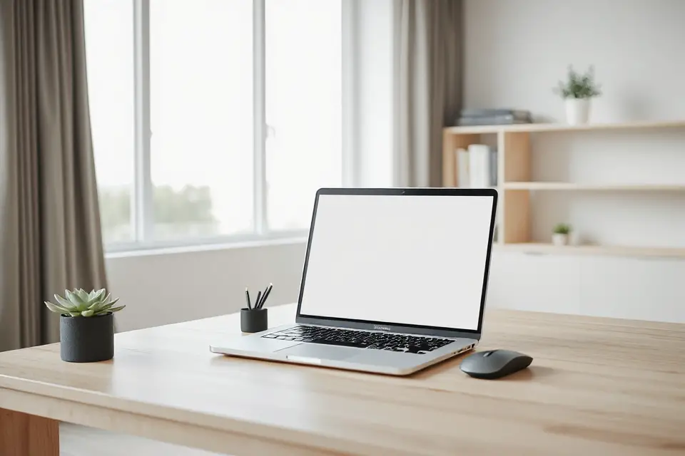 minimalist workspace for productivity