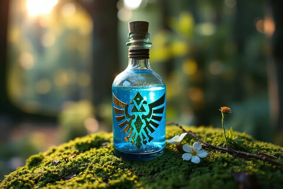 mystical zelda potion bottle