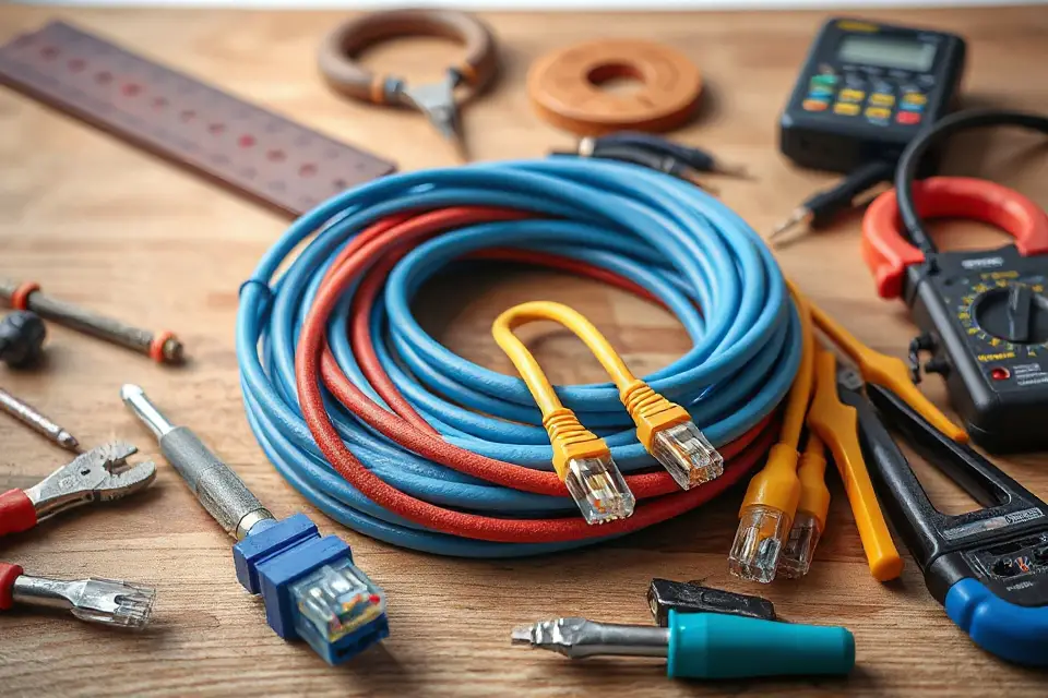 network cable and tools