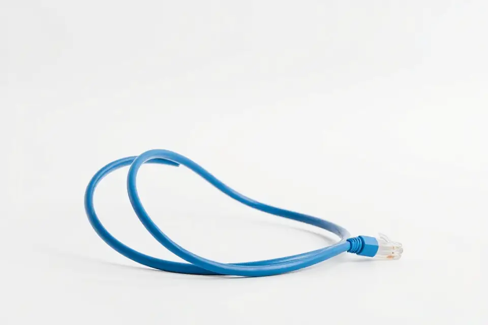 network cable minimalist backdrop