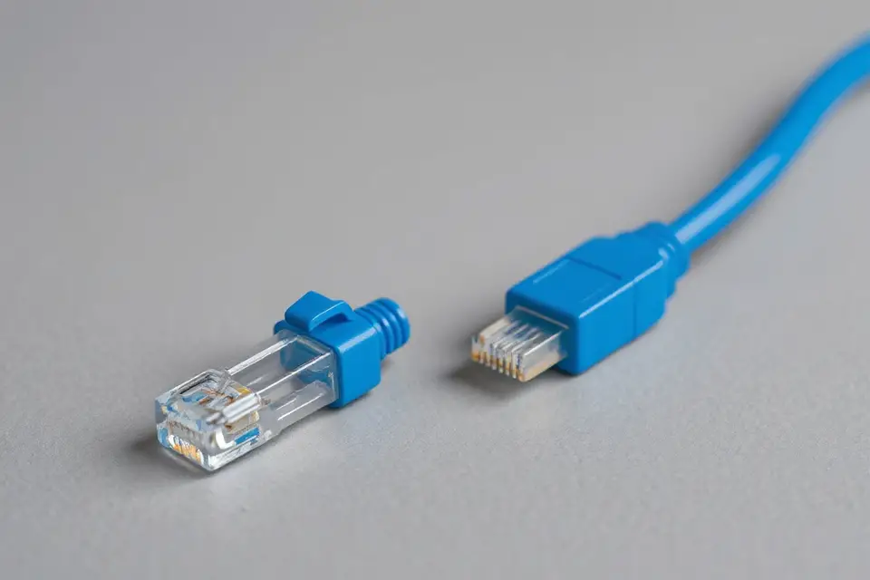 network cable stock photo