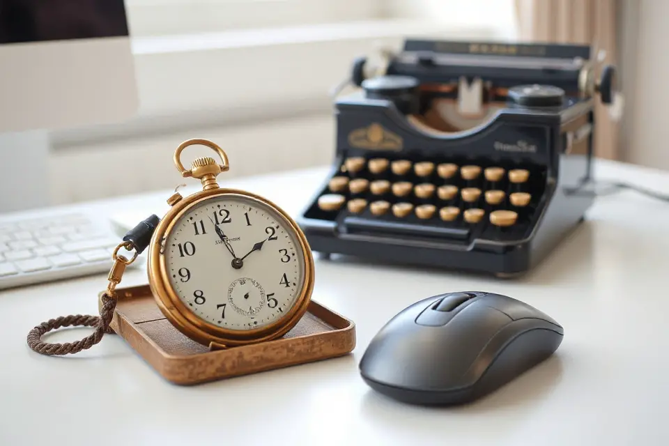 nostalgic vintage computer accessory