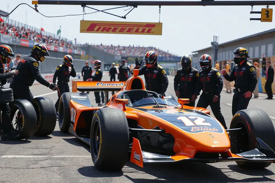 pit stop racing excitement