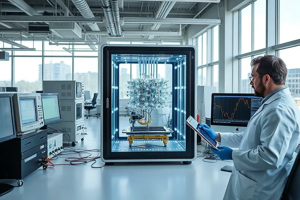 quantum computing laboratory photo