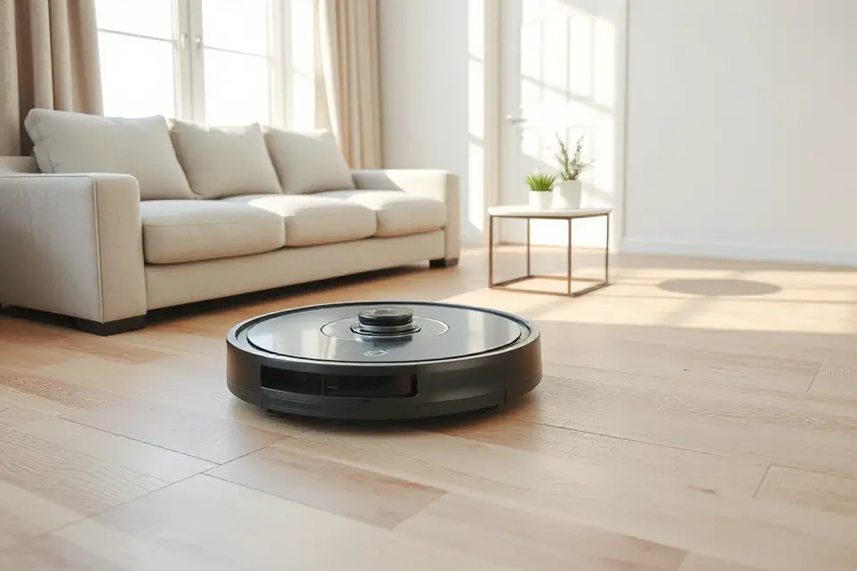 robot vacuum minimalist decor
